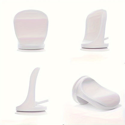 1pc Non-Slip Foot Pedal Pad] [1pc Bathroom Suction Foot Pedal Pad] 1pc Plastic Shower Foot Rest with Suction Cup, Non-Slip Foot Pedal for Bathroom Shaving and Foot Care, Easy Install No-Drill Bath Accessory