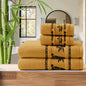 Bamboo Fiber Bath Towel Set – 4pcs Soft & Comfortable