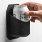 1pc Silicone Shower Beer Holder, Wall-mounted Beverage Can Rack With Grip, Bathroom Drink Caddy, Universal Smartphone Stand, Waterproof Stick-on Cup Holder, Home Essential Bath/Bathroom Accessories