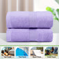 Cotton Bath Towel Set – 2pcs Extra Large – Ultra Soft, Premium Quality